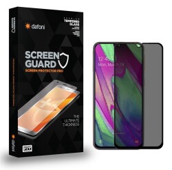 Dafoni Samsung Galaxy A10S Full Privacy Tempered Glass Premium Cam Ekran Koruyucu - 1