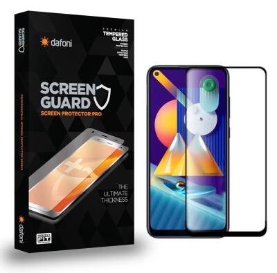 Dafoni Samsung Galaxy A11 Tempered Glass Premium Full Cam Ekran Koruyucu - 1