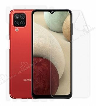 Dafoni Samsung Galaxy A12 360 Mat Poliuretan Koruyucu Film Kaplama - 1