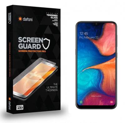 Dafoni Samsung Galaxy A20 / A30 Tempered Glass Premium Cam Ekran Koruyucu - 1