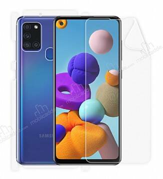 Dafoni Samsung Galaxy A21s 360 Mat Poliuretan Koruyucu Film Kaplama - 1