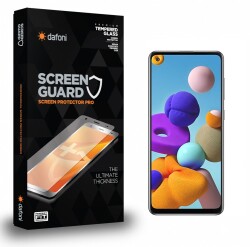 Dafoni Samsung Galaxy A21s Tempered Glass Premium Cam Ekran Koruyucu - 1