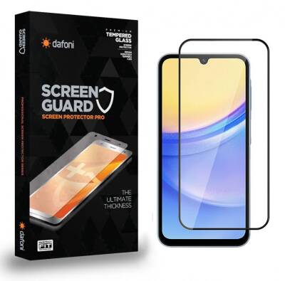 Dafoni Samsung Galaxy A34 Tempered Glass Premium Full Cam Ekran Koruyucu - 1