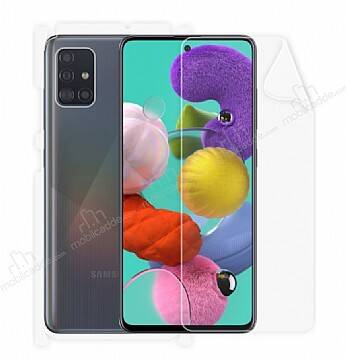 Dafoni Samsung Galaxy A51 360 Mat Poliuretan Koruyucu Film Kaplama - 1