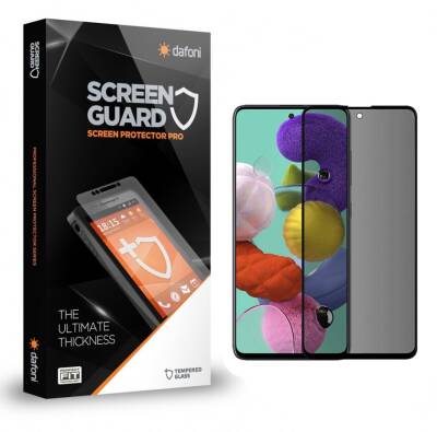 Dafoni Samsung Galaxy A54 Full Privacy Tempered Glass Premium Cam Ekran Koruyucu - 1