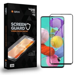 Dafoni Samsung Galaxy A71 Tempered Glass Premium Full Cam Ekran Koruyucu - 1