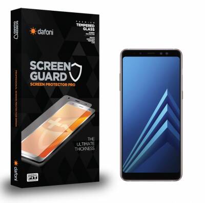 Dafoni Samsung Galaxy A8 2018 Tempered Glass Premium Cam Ekran Koruyucu - 1