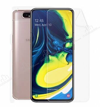 Dafoni Samsung Galaxy A80 360 Mat Poliuretan Koruyucu Film Kaplama - 1