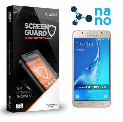 Dafoni Samsung Galaxy J7 2016 Nano Glass Premium Cam Ekran Koruyucu - 1