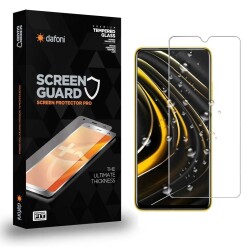 Dafoni Samsung Galaxy M21 Tempered Glass Premium Cam Ekran Koruyucu - 1