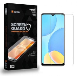 Dafoni Samsung Galaxy M22 Tempered Glass Premium Cam Ekran Koruyucu - 1