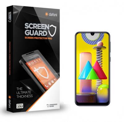 Dafoni Samsung Galaxy M31 Tempered Glass Premium Cam Ekran Koruyucu - 1