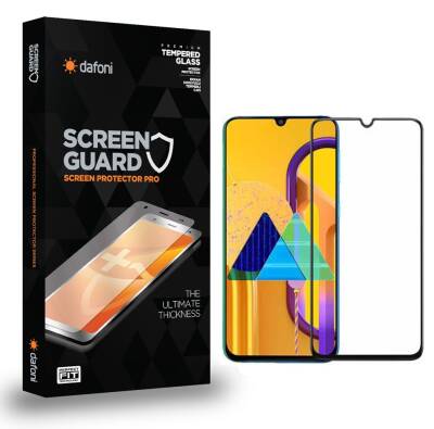 Dafoni Samsung Galaxy M31 Tempered Glass Premium Full Cam Ekran Koruyucu - 1