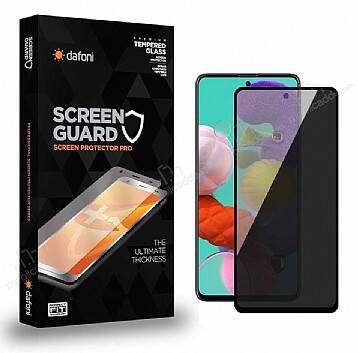 Dafoni Samsung Galaxy M31s Full Privacy Tempered Glass Premium Cam Ekran Koruyucu - 1