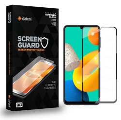 Dafoni Samsung Galaxy M32 Tempered Glass Premium Full Cam Ekran Koruyucu - 1