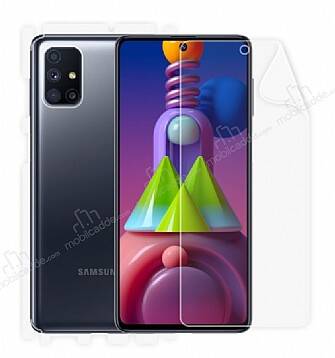 Dafoni Samsung Galaxy M51 360 Mat Poliuretan Koruyucu Film Kaplama - 1