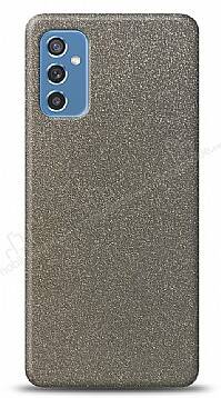 Dafoni Samsung Galaxy M52 5G Silver Parlak Simli Telefon Kaplama - 1