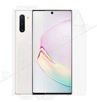 Dafoni Samsung Galaxy Note 10 360 Mat Poliuretan Koruyucu Film Kaplama - 1