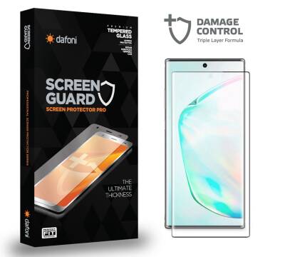 Dafoni Samsung Galaxy Note 10 Curve Darbe Emici Siyah Ekran Koruyucu Film - 1