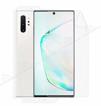 Dafoni Samsung Galaxy Note 10 Plus 360 Mat Poliuretan Koruyucu Film Kaplama - 1