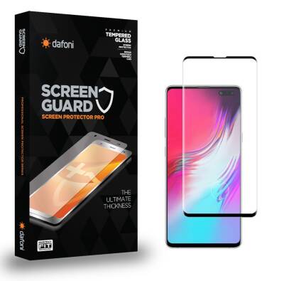 Dafoni Samsung Galaxy Note 10 Plus Tempered Glass Premium Siyah Curve Cam Ekran Koruyucu - 1