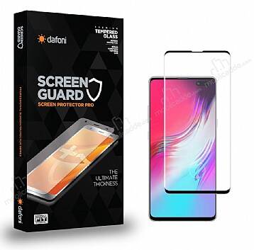 Dafoni Samsung Galaxy Note 10 Plus Tempered Glass Premium Siyah Curve Cam Ekran Koruyucu - 1