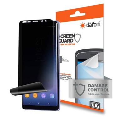 Dafoni Samsung Galaxy Note 8 Privacy Curve Darbe Emici Ekran Koruyucu Film - 1