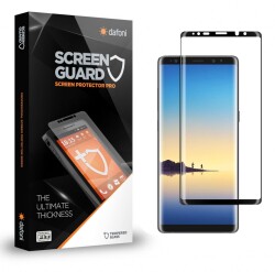 Dafoni Samsung Galaxy Note 8 Tempered Glass Premium Curve Cam Ekran Koruyucu - 1