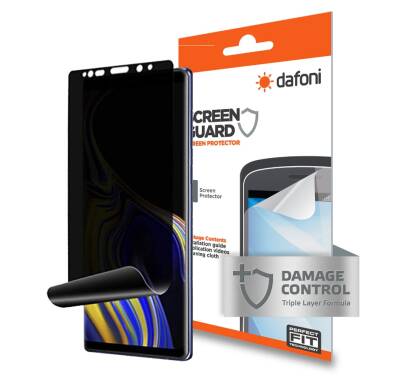 Dafoni Samsung Galaxy Note 9 Privacy Curve Darbe Emici Ekran Koruyucu Film - 1