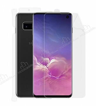 Dafoni Samsung Galaxy S10 360 Mat Poliuretan Koruyucu Film Kaplama - 1