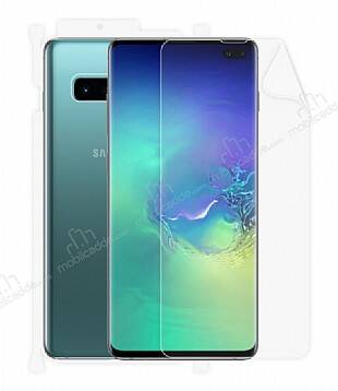 Dafoni Samsung Galaxy S10 Plus 360 Mat Poliuretan Koruyucu Film Kaplama - 1