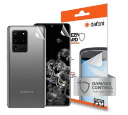 Dafoni Samsung Galaxy S20 Ultra Ön + Arka Darbe Emici Curve Ekran Koruyucu Film - 1