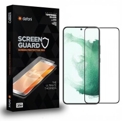 Dafoni Samsung Galaxy S22 5G Tempered Glass Premium Full Cam Ekran Koruyucu - 1