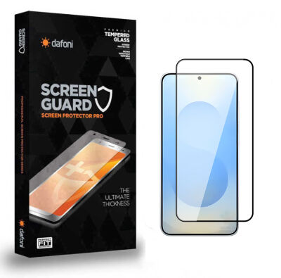 Dafoni Samsung Galaxy S25 Tempered Glass Premium Full Cam Ekran Koruyucu - 1