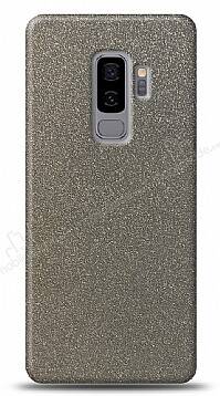 Dafoni Samsung Galaxy S9 Plus Silver Parlak Simli Telefon Kaplama - 1