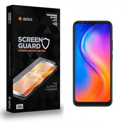 Dafoni Tecno Spark 6 Go Tempered Glass Premium Cam Ekran Koruyucu - 1