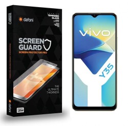 Dafoni Vivo Y35 Tempered Glass Premium Cam Ekran Koruyucu - 1