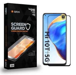 Dafoni Xiaomi Mi 10T 5G Tempered Glass Premium Full Cam Ekran Koruyucu - 1