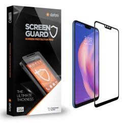 Dafoni Xiaomi Mi 8 Lite Tempered Glass Premium Full Siyah Cam Ekran Koruyucu - 1