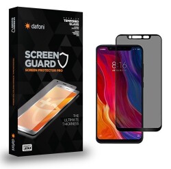 Dafoni Xiaomi Mi 8 Privacy Tempered Glass Premium Cam Ekran Koruyucu - 1