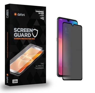 Dafoni Xiaomi Mi 9 SE Privacy Tempered Glass Premium Cam Ekran Koruyucu - 1