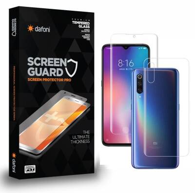 Dafoni Xiaomi Mi Note 10 Curve Darbe Emici Şeffaf Ön+Arka Ekran Koruyucu Film - 1