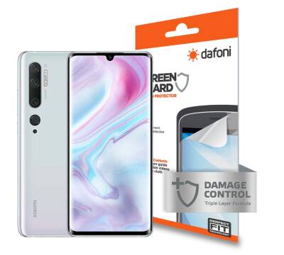 Dafoni Xiaomi Mi Note 10 Ön + Arka Darbe Emici Curve Ekran Koruyucu Film - 1