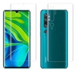 Dafoni Xiaomi Mi Note 10 Pro Ön + Arka Darbe Emici Curve Ekran Koruyucu Film - 2