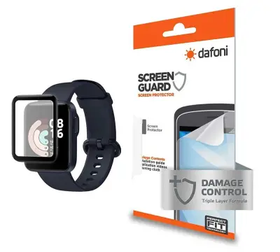 Dafoni Xiaomi Mi Watch Lite Darbe Emici Ekran Koruyucu Film - 1