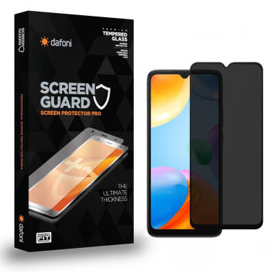 Dafoni Xiaomi Poco C40 Full Privacy Tempered Glass Premium Cam Ekran Koruyucu - 1