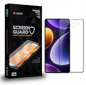 Dafoni Xiaomi Poco F5 Pro Tempered Glass Premium Full Cam Ekran Koruyucu - 1