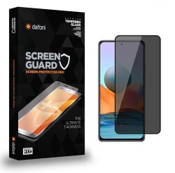 Dafoni Xiaomi Poco M3 Pro Full Privacy Tempered Glass Premium Cam Ekran Koruyucu - 1