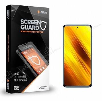 Dafoni Xiaomi Poco X3 Pro Tempered Glass Premium Cam Ekran Koruyucu - 1