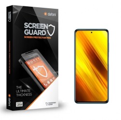 Dafoni Xiaomi Poco X3 Pro Tempered Glass Premium Cam Ekran Koruyucu - 1